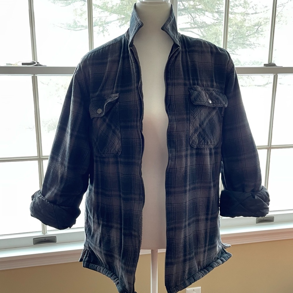 Wolverine Plaid Zip-Up Shirt Jacket